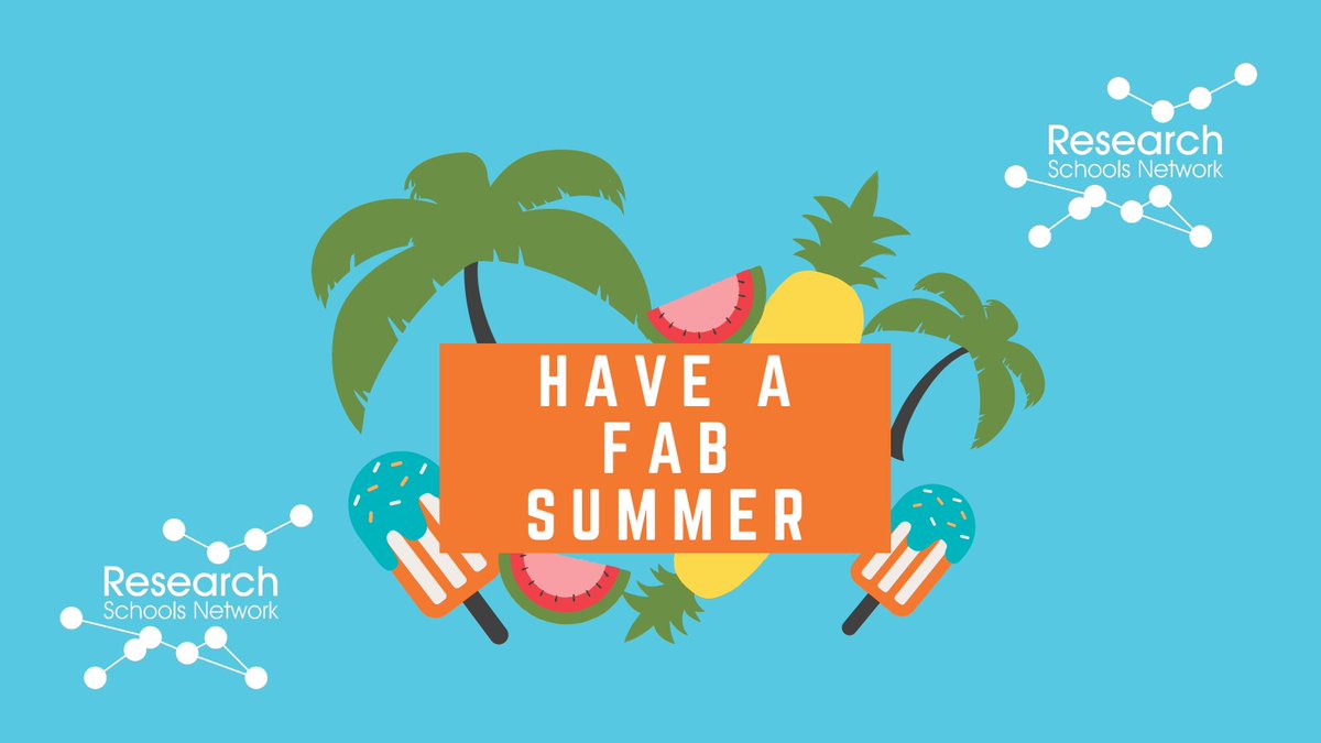 RSDoncaster's tweet photo. Have a great Summer! Have fun, be safe from everyone at Doncaster Research School! ☀️🧡💙 https://t.co/6bDgrnPTUq