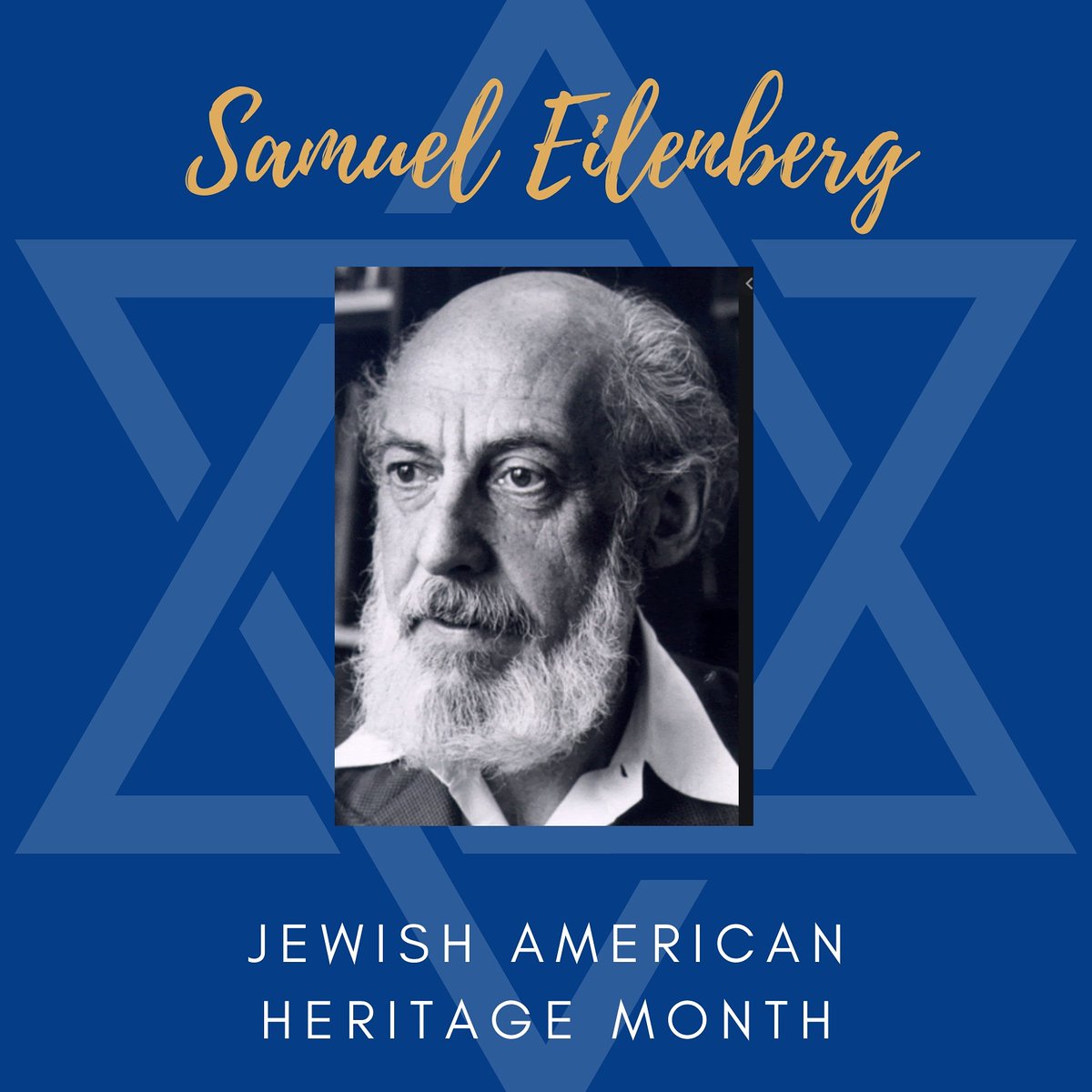 STEMBridgesQC's tweet photo. Samuel Eilenberg was a Jewish American mathematician who cofounded Homological Algebra and category theory. He also contributed to the discovery of the automata theory, as well as the algebraic automata theory. 

#JAHMstem #jewishamericanheritagemonth #jewishscientists #math https://t.co/SR0Pa93AcU