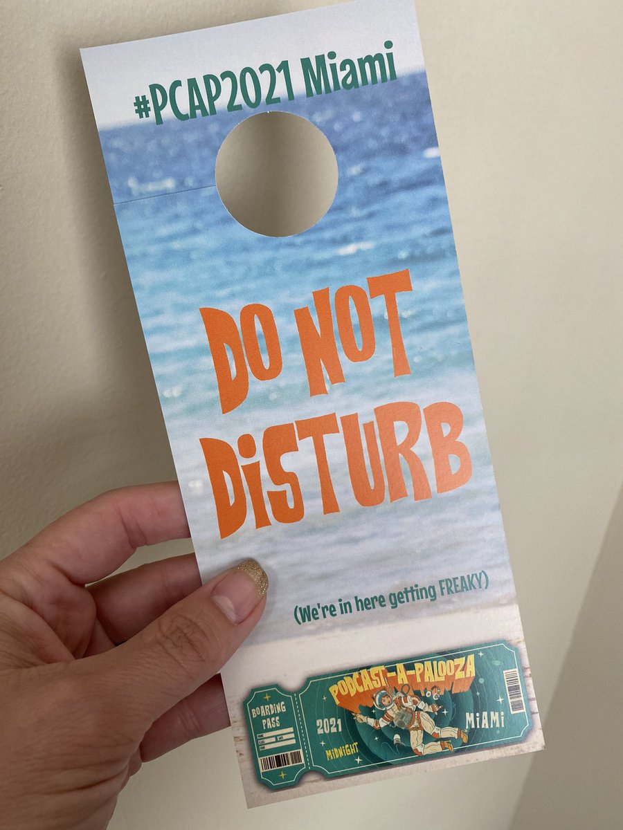 PaloozaPodcast's tweet photo. Anyone get a chance to use your custom door hangers during #PCAP2021 ? 

We loved our swag bags &amp; the goodies we gave out from sponsors &amp; hosts ❤️ 

Did you have a favourite? https://t.co/nGYsxY4jlc