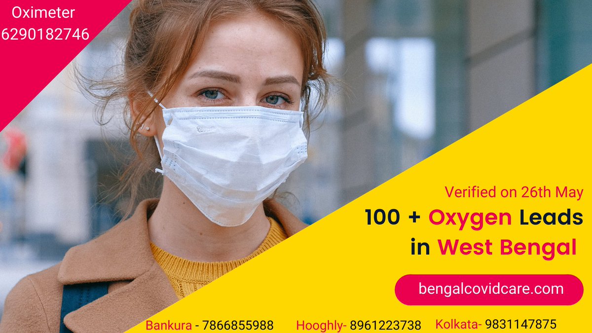 Amplify 
- Get all Type of #oxygen leads (Verified ) of #WestBengal #Kolkata  in one place 
- bengalcovidcare.com

@swastika24 @srijitspeaketh @ThinkTinkAcad  @kolkatacovid #kolkatacovid #IndiaCovidCrisis