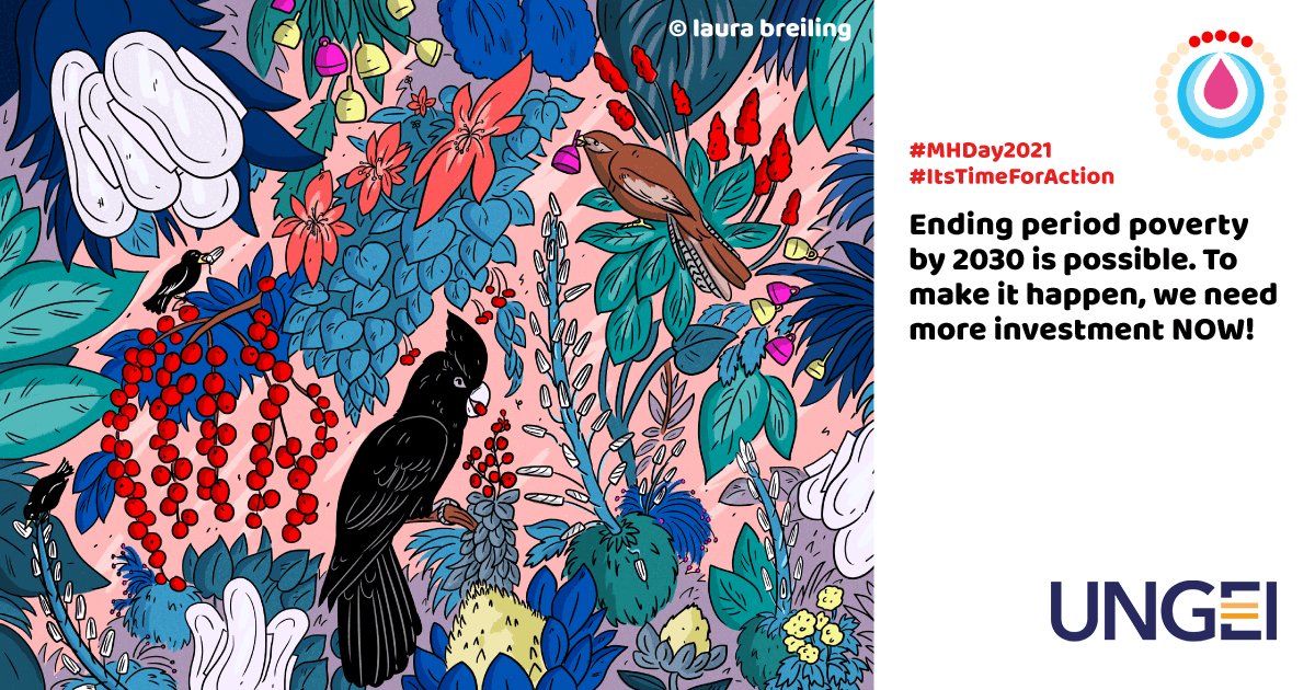 #PeriodPoverty is a major barrier to gender equality in education. All girls have a right to menstrual hygiene products &amp; education. 

#MHDay2021 #ItsTimeForAction