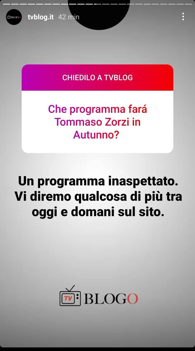 tvblogit's tweet image. Noi vi abbiamo avvisato 😁⏳ #TommasoZorzi #tzvip #tvblog
