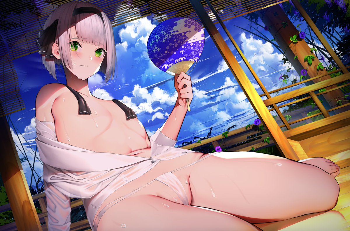 最近暑い魂魄妖夢
#東方Project 
#魂魄妖夢 