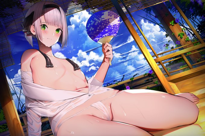 最近暑い魂魄妖夢
#東方Project 
#魂魄妖夢 