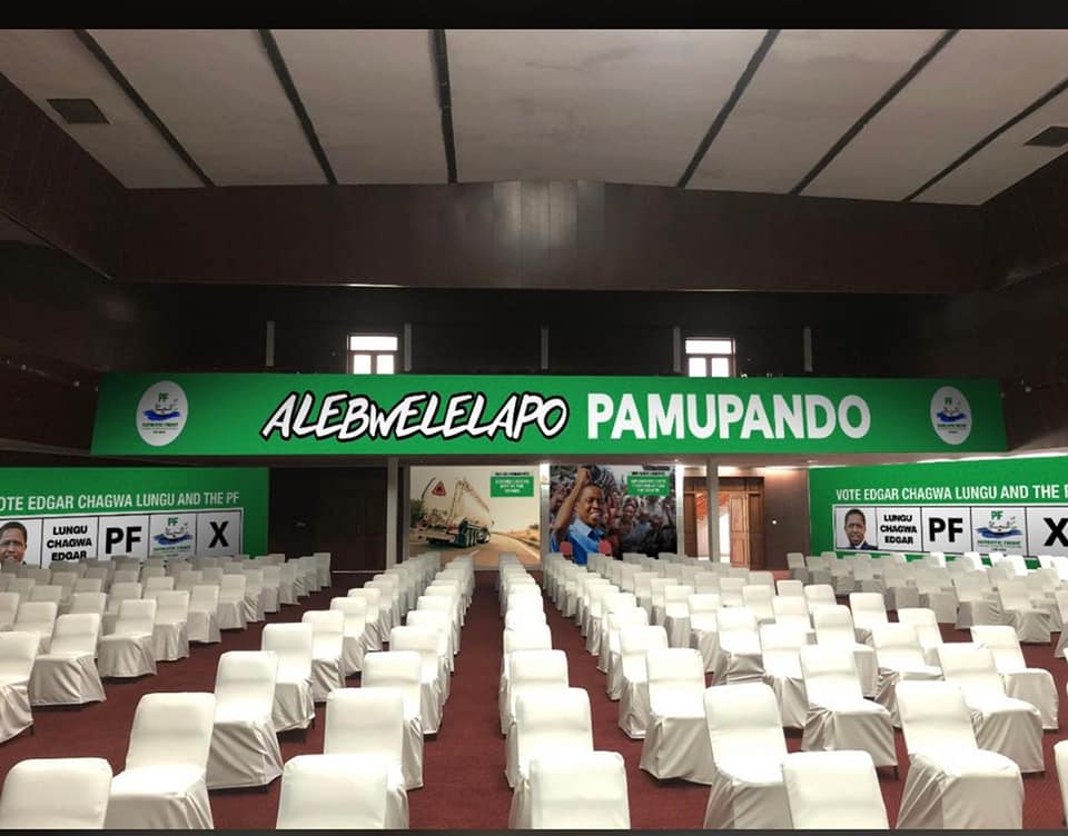Mwebantu's tweet photo. Alebwelelapo pa mupando, picked as the PF official campaign song - https://t.co/OLToPDxSG9 https://t.co/lpfzCDjZ7H