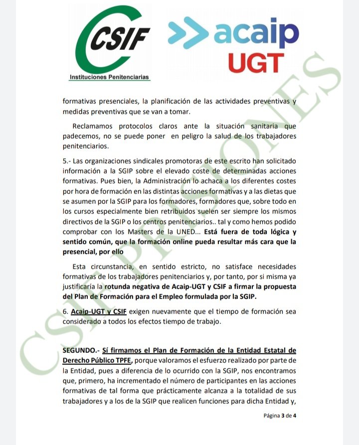 CSIFPRISIONES's tweet photo. #prisionesmerecerespeto

F O R M A C I Ó N https://t.co/3qqrvjkbZm