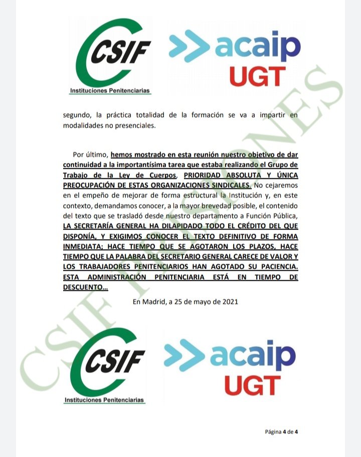 CSIFPRISIONES's tweet photo. #prisionesmerecerespeto

F O R M A C I Ó N https://t.co/3qqrvjkbZm