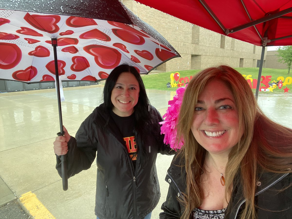 Rain ☔️ or shine <a href="/AHS2021/">Class of 2021</a> <a href="/troy_athens/">Troy Athens High School</a> Red Hawks will be celebrated! ♥️💛🥳