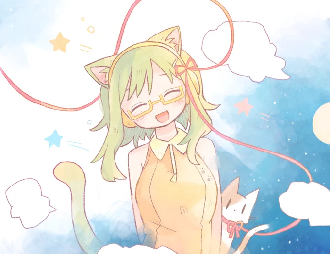 ボカロ曲100絵
49.エトノキャット / いもけん 