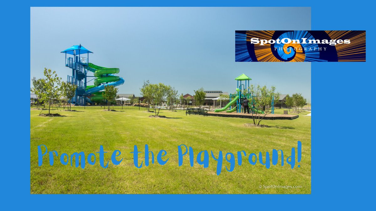 spotonimagesDFW's tweet photo. Why stop with the curb appeal and interior listing photos? Show them all the amenities that go with the home - playgrounds, golf courses, community pools and more!  Only $35 more with listing photos.  #realestatemarketing #realestate #realestatephotography #realestatephotographer https://t.co/qoibsTJf92
