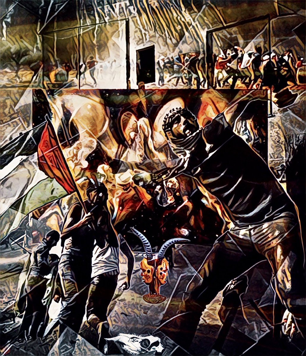 Henry_Avignon_'s tweet photo. “Wrath Of The Medusa” from the series (Man In The Anthropocene) 
#AmericanIntention
#NFTArtHistoryRedux
#HumanitarianCrises
#NftArtForMentalHealth
#NftArtForIdentity 
#NftArtForSocialJustice
#structuralchange https://t.co/MxirgSSmQd