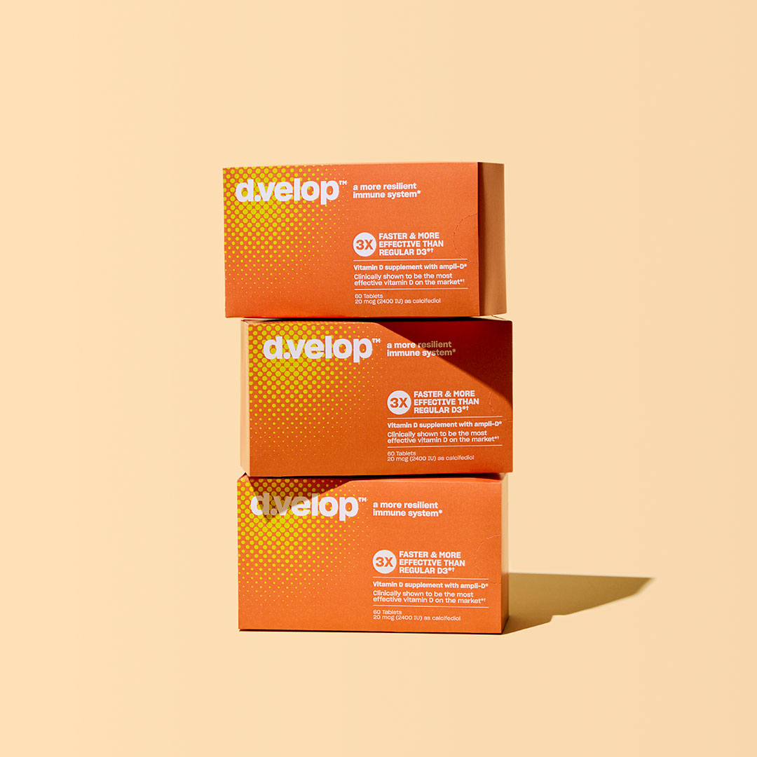 dvelopimmunity's tweet photo. One of the great things about a d.velop™ subscription is that we make sure you never have to worry about missing a dose or running out - your supply is automatically replenished right on time every three months. https://t.co/ldlJG2yiMc