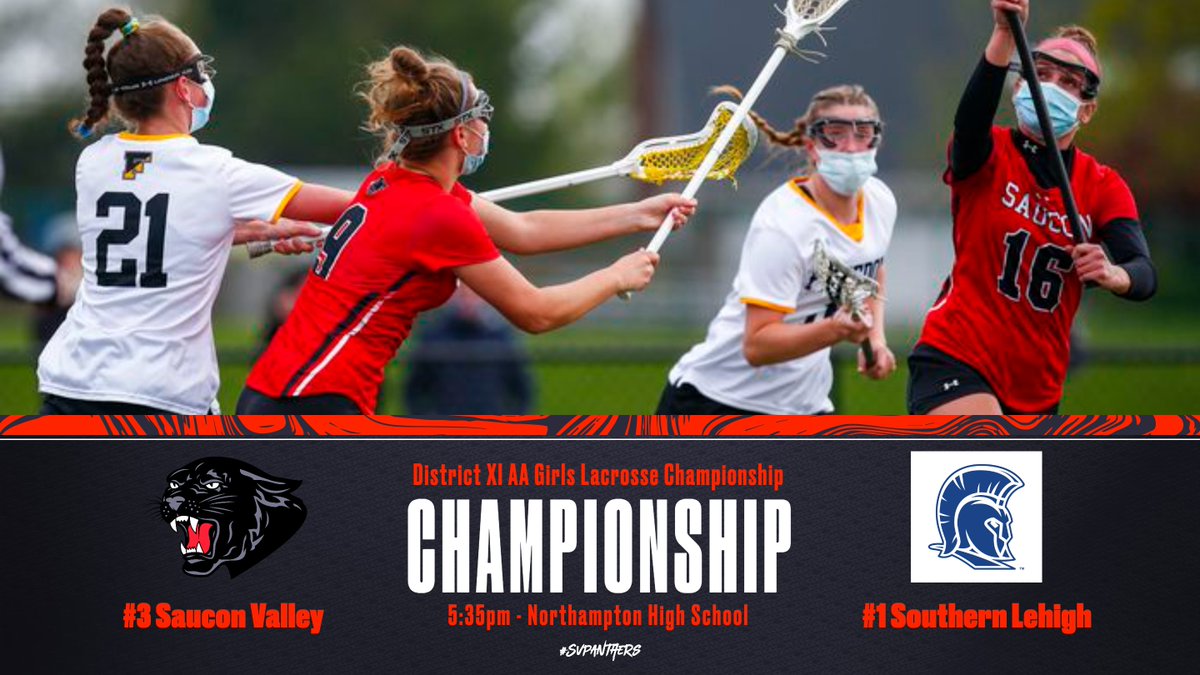 Girls Lacrosse District XI AA Championship:  Girls Lacrosse will seek their 4th consecutive District XI AA Championship against Southern Lehigh today - 5:35pm at Northampton High School. Good Luck! #SVPanthers