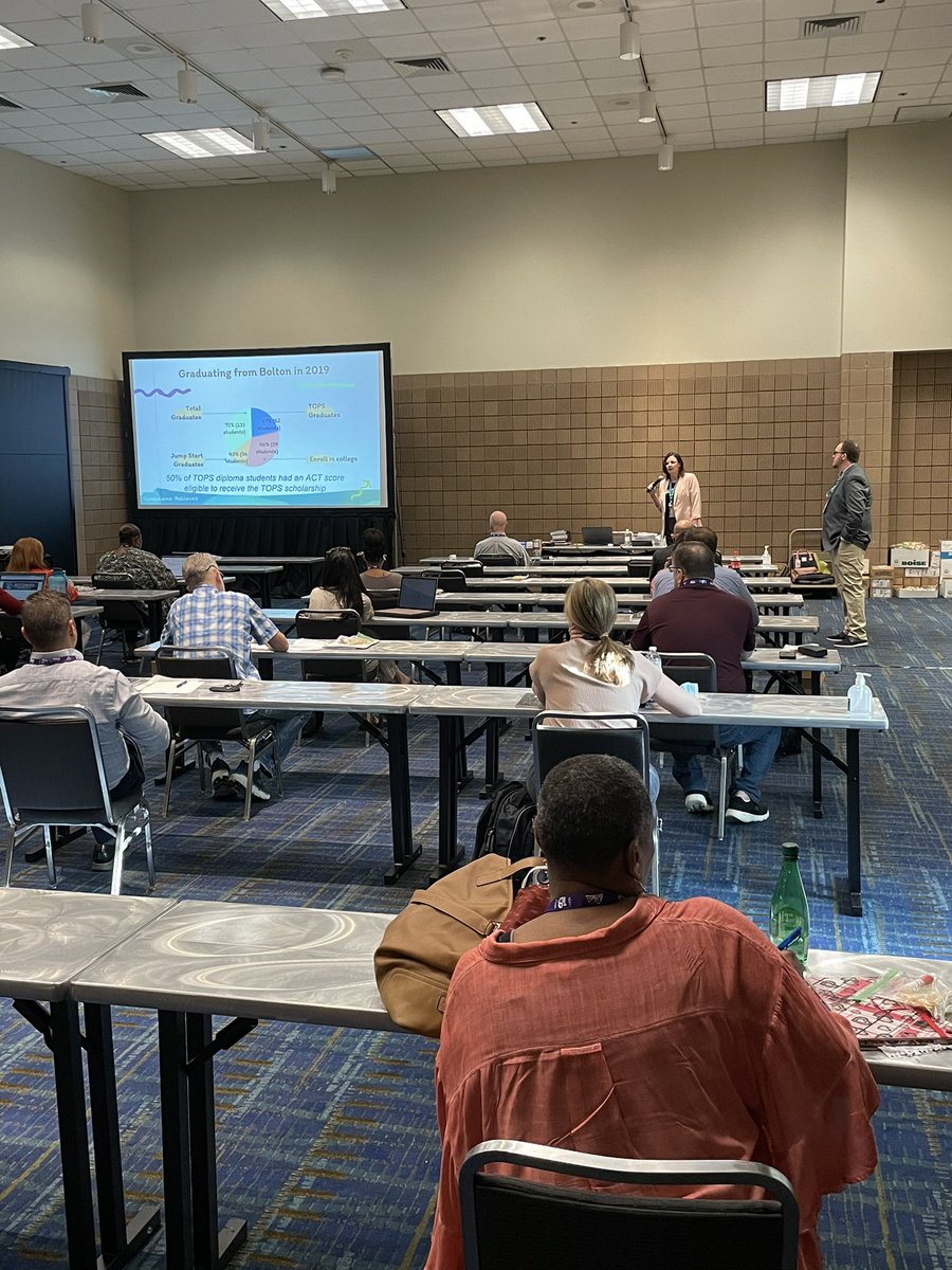 mfusse1's tweet photo. Rapides Parish and Bolton High’s ACT session is on fire and in high demand this morning! #LATeacherLeaders https://t.co/KvXgfbBDDa