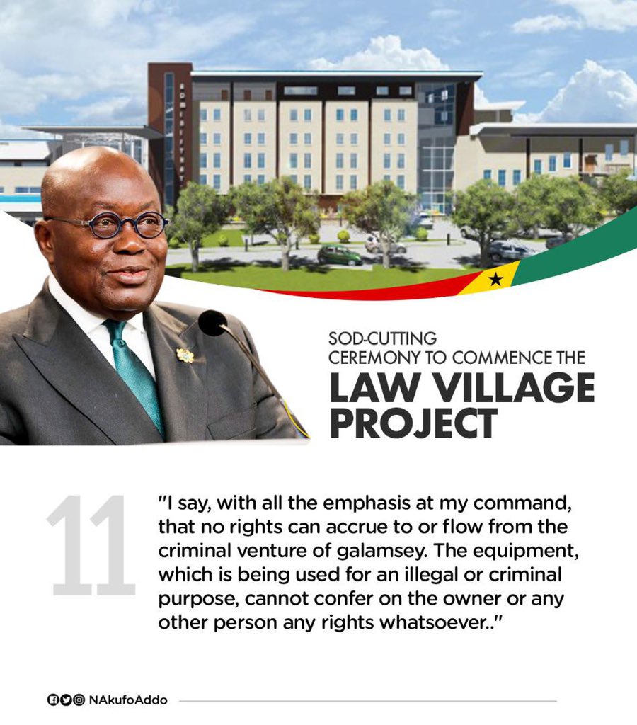 NPP4All's tweet photo. #GhanaLawVillageProject 
#ProtectingTheLegacy
#AkufoAddoIsBuildingMore https://t.co/LBctvmyz7P