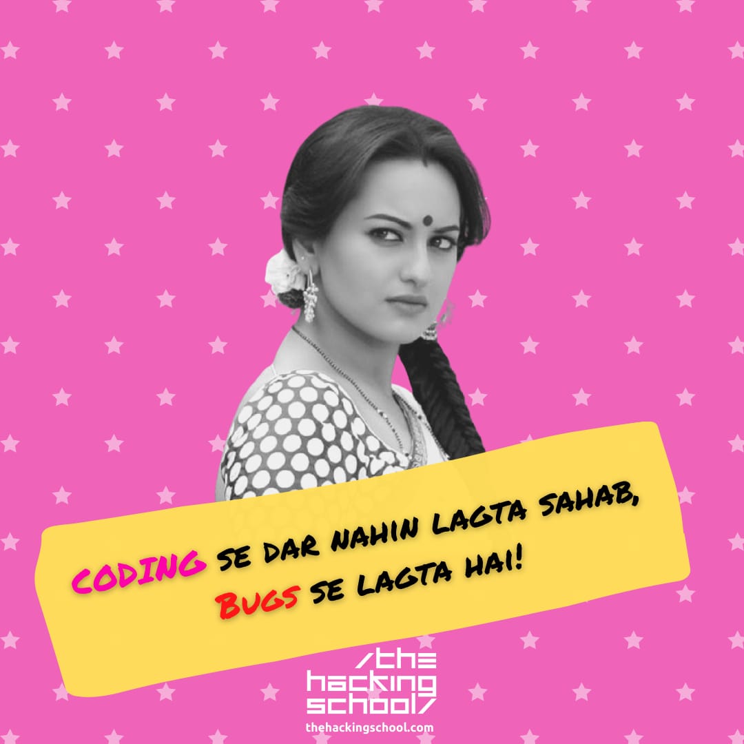thackingschool's tweet image. Hindi Film industry = bollywood
Coding industry =?
Drop on your naming suggestions and tag that nautanki coder friend! 😅
#code #learntocode #howtocode #coder #computerscience #datastructures #india #future #elonmusk #covid #Bollywood #bollywoodmemes #sharukhkhan #SalmanKhan