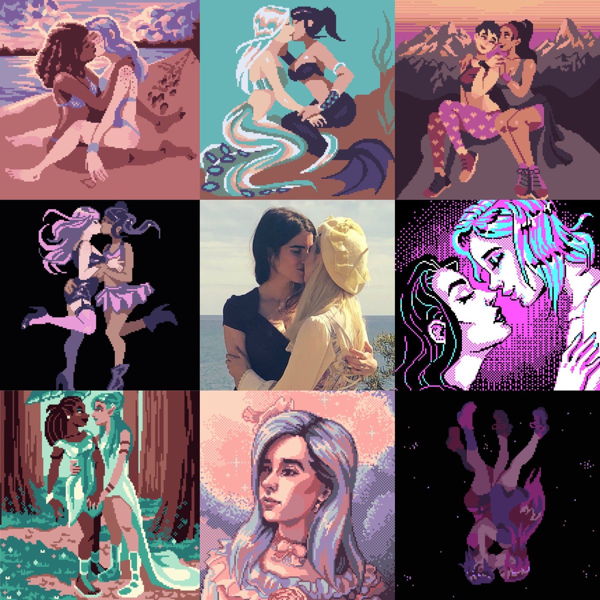 JiskeyJasket's tweet photo. I wanted to make #artvsartist2021 a little more gay 🌈 https://t.co/Qtpafqff8P