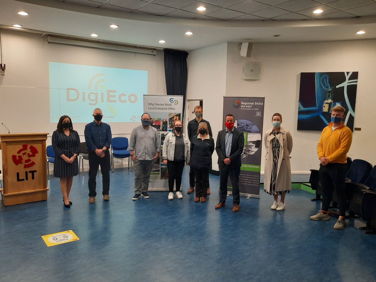 Delighted to present today on supports available through <a href="/LEOTipperary/">LEO Tipperary</a> at Day 2  #DigiEco @LimerickIT #Thurles Campus. <a href="/IDA_MidWest/">IDA Mid-West Region</a> <a href="/Regional_Skills/">Regional Skills</a> <a href="/TipperaryCoCo/">Tipperary County Council</a> #Sustainability. Next Steps Apply for 2 days Green Consultant on LocalEnterprise.ie/Green