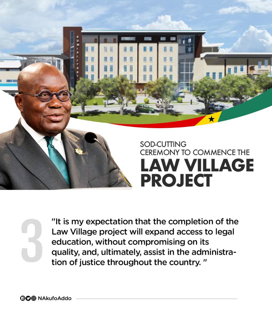 Kristosomm's tweet photo. #GhanaLawVillageProject 
#ProtectingTheLegacy
#AkufoAddoIsBuildingMore 
#AkufoAddoB3y3 https://t.co/yqw9QuhfTD