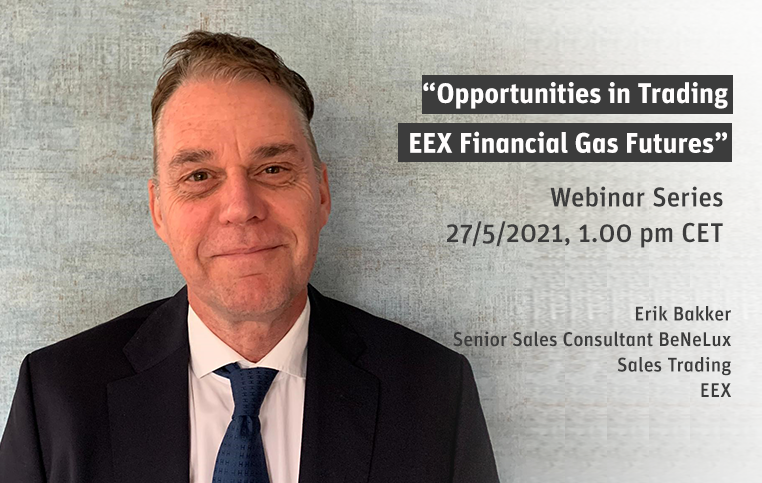 eexgroup's tweet photo. REGISTER TODAY for the 1st session of our webinar series “Opportunities in Trading EEX Financial Gas Futures” to hear #eexpert Erik Bakker &amp; learn more about the European Gas Spot Index (#EGSI). To save your place, please contact eex-group-news@eex.com by eob. https://t.co/M0byR7a6ez