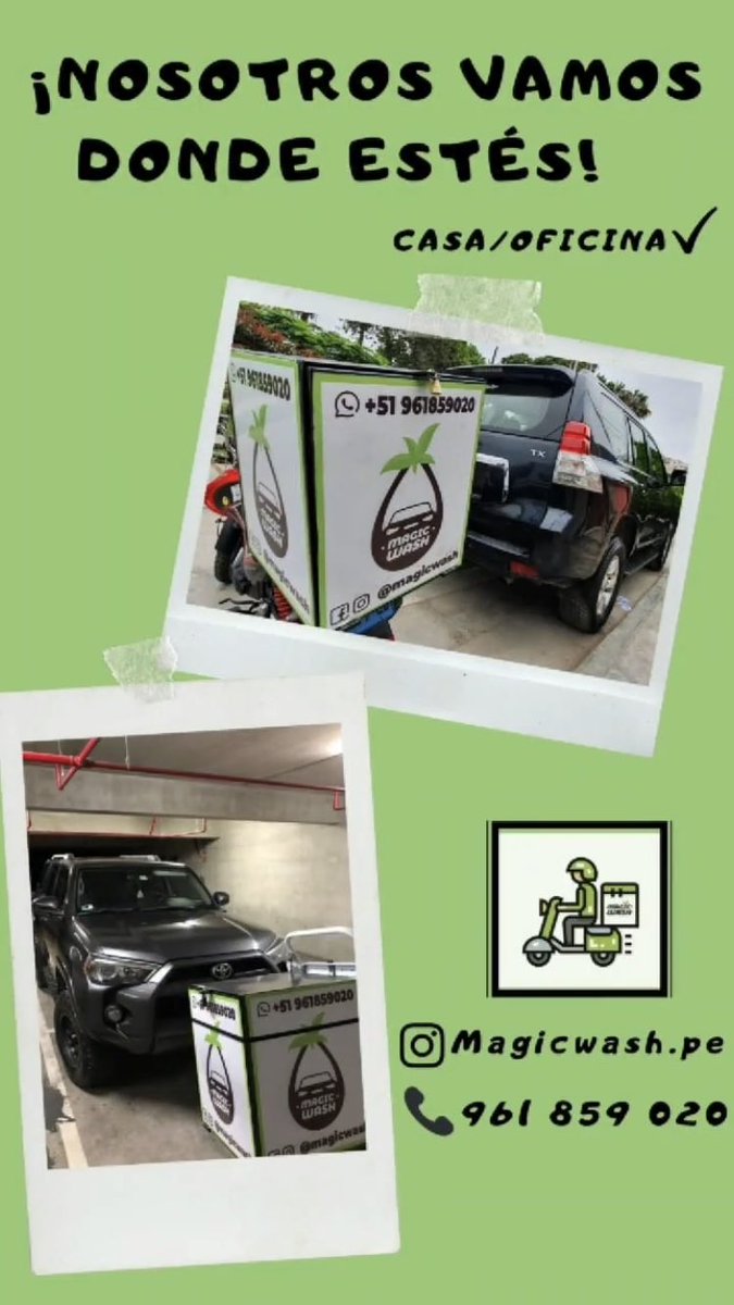 pe_wash's tweet photo. Llámanos al 961859020 ! 🙋🏻‍♂️🚙 https://t.co/j7sCQ2wNw5