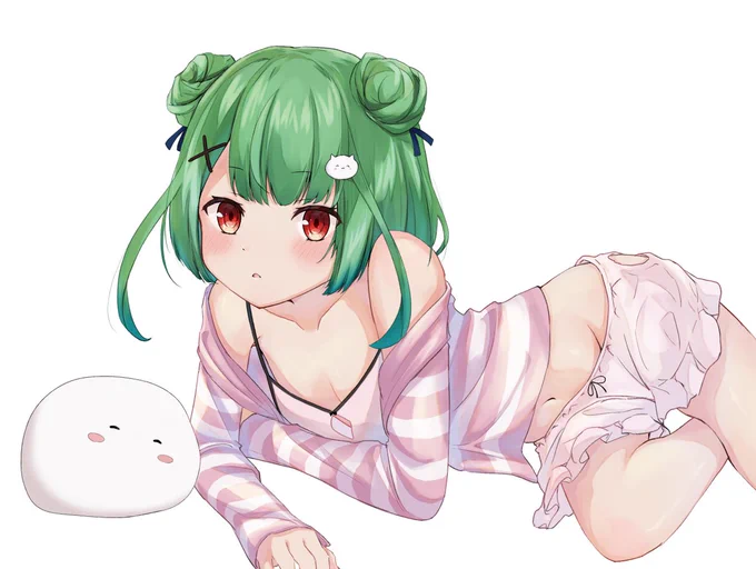寝そべるるしあちゃん #絵クロマンサー 