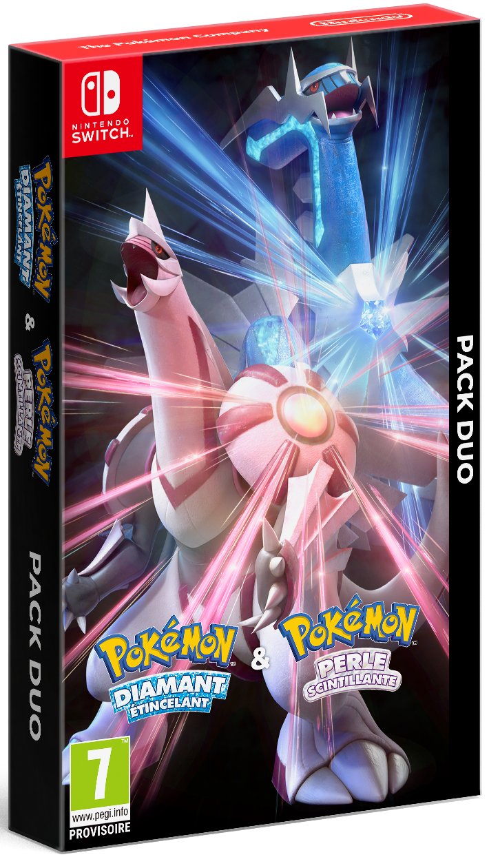 Pack Duo Pokémon Diamant Etincelant Et Perle Scintillante NintendHOME – Info Nintendo 24/7 on X: "📷 Images – Les jaquettes des  prochains jeux Pokémon ont également été révélées. Diamant Étincelant et Perle  Scintillante sortiront dans un Pack Duo incluant les