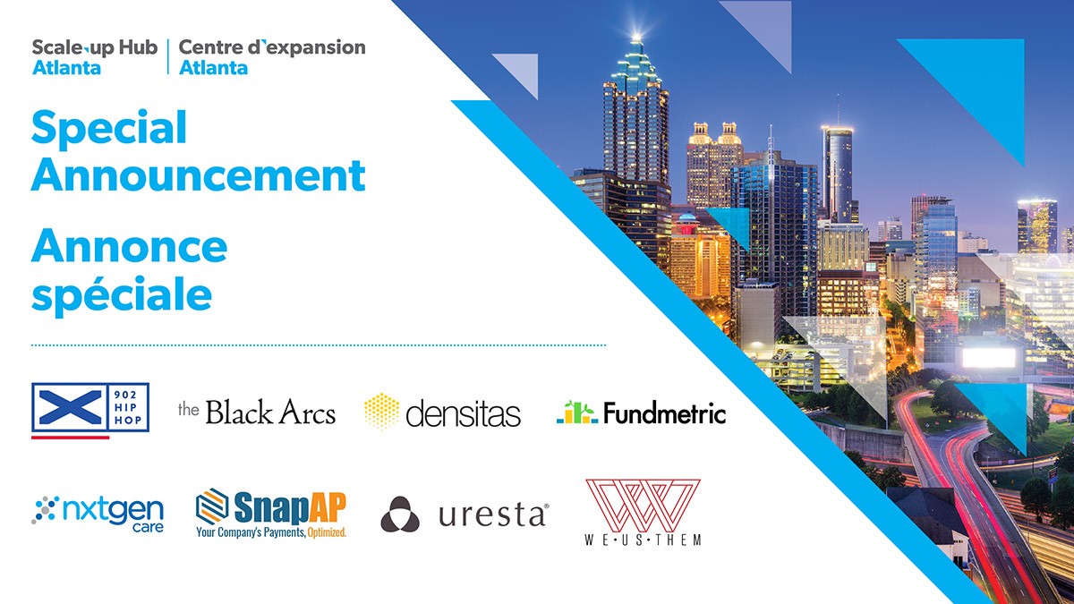 Congratulations on being accepted into Scale-up Hub Atlanta! #ThinkExport bit.ly/396Nzgb

<a href="/Densitas/">Densitas</a> <a href="/weustheminc/">WeUsThem Inc.</a> <a href="/fundmetric/">Fundmetric</a>