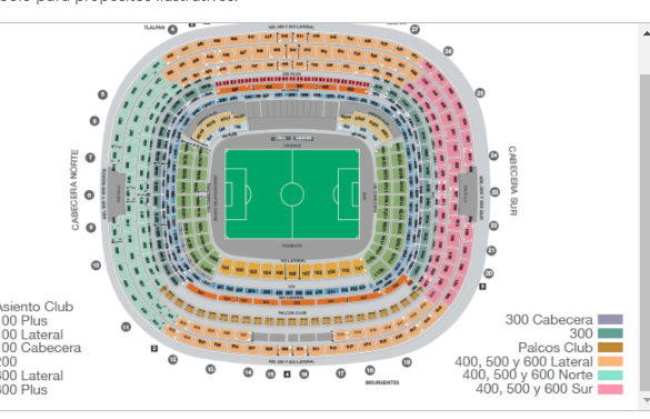BetoReye5's tweet photo. @PedroHe85174222 @Erik_Edu98 @CruzAzul @EstadioAzteca La info de arriba es global, cuando compras los boletos, te da opción de escoger "Norte, Sur o laterales" solo en la zona 400, 500 y 600, pero en las demás zonas es como caiga. https://t.co/ikNgpLoHrF