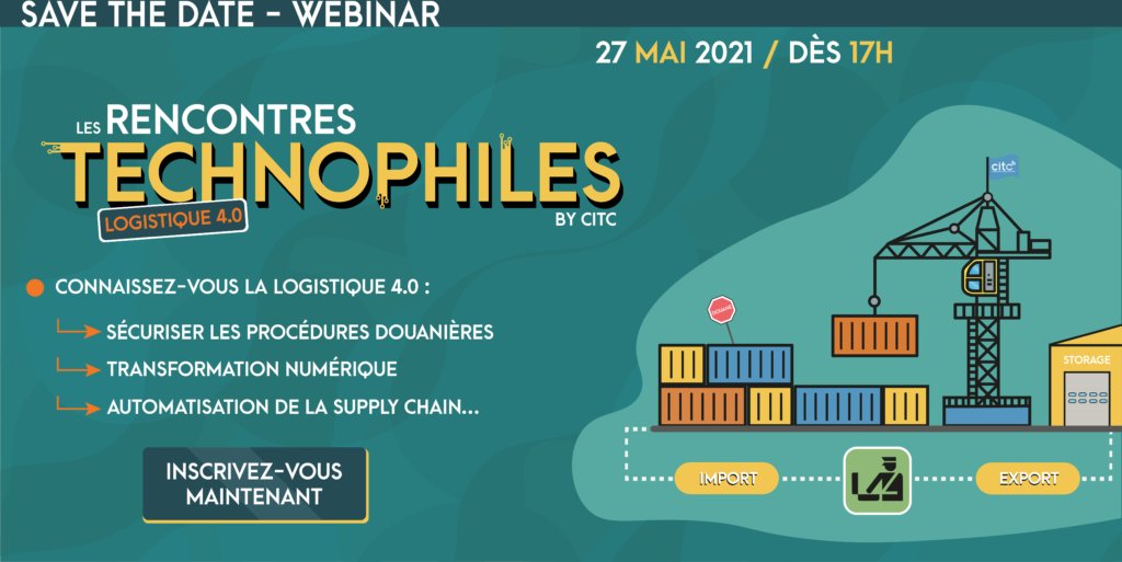 [#SAVETHEDATE - WEBINAIRE by <a href="/IOTcluster/">CITC-EuraRFID</a>]

Lors de la Rencontre Technophile Logistique 4.0 de ce Jeudi 27/05, seront à l'honneur les défis actuels dans les processus d'approvisionnement et de préparation de commandes. 🙌

Inscrivez-vous ici👉 : forms.gle/1UgY2xEF8cJKis…