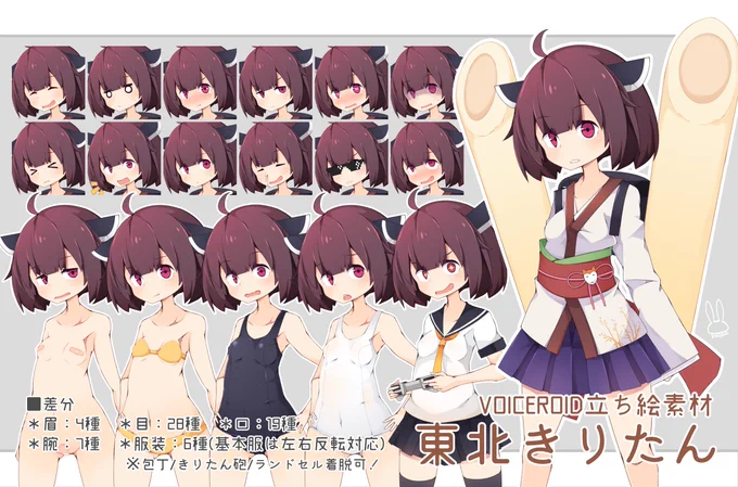 #ボイロの立ち絵を描くと動画を作ってくれる人がいっぱいいるらしい 
いつもありがとうございます。
ご利用報告をいただく度に励みになります💪('ω'💪)
https://t.co/agxLQCXQIp 