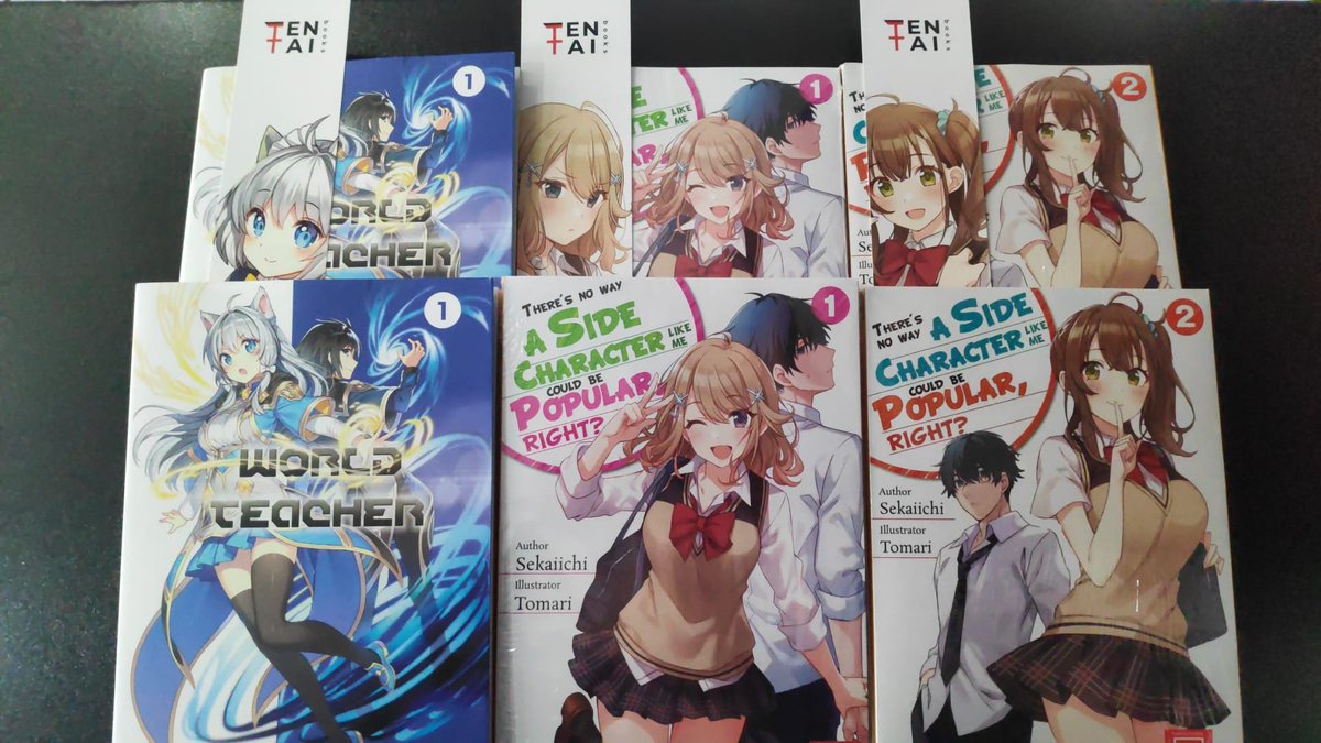 TentaiBooks's tweet photo. GIVEAWAY TIME!

To celebrate our anniversary we're giving away two complete sets of all our current available english physicals! If you want to win one of these be sure to rewteet this post and follow our account! We'll announce winners this friday! https://t.co/NXITJgHnMo