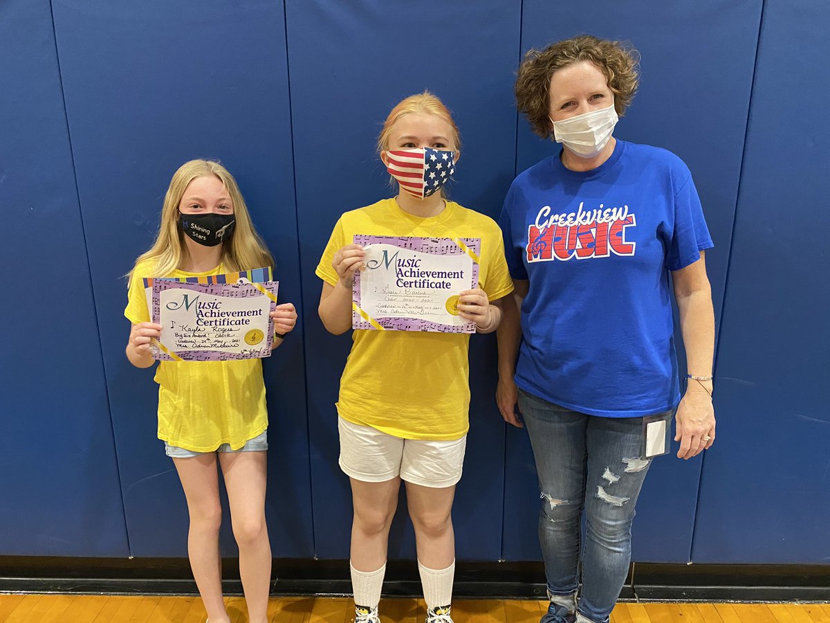 WellerArt's tweet photo. 6th Yellow Unified Arts Leadership Awards, Choir Awards and Band Awards!!!   RISE RALLY WEDNESDAY!!! @CreekviewIS @DianeMankins https://t.co/5u9qUbxT59