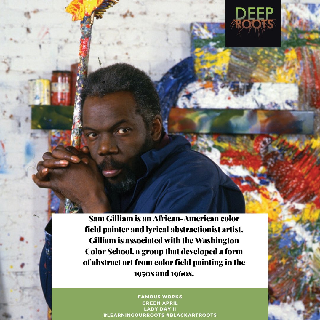 ExperienceDeep's tweet photo. Black Art Roots Post
Sam Gilliam, who was part of a group that created a new form of abstract painting! Check out their work!!
#art #blackexcellence #melanin #melaninpoppin #blackhistory #afrocentric #learningourroots #blackartroots #curatingtheculture #inspireyourcity https://t.co/bCGqYb2HQC