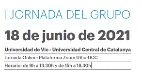 📢 I Jornada m3o
We are proud to announce the 1st conference of our research group. 

🗓️ 18/06/2021
🖊️ Save the date and sign up! 
mon.uvic.cat/m3o/i_jornada_…

<a href="/UDivulga/">UDivulga</a> <a href="/UVic_FCSB/">Facultat de Ciències de la Salut i el Benestar</a> <a href="/UVic_CESS/">UVic_CESS</a> <a href="/UVic_PhD/">UVic Doctoral School</a> <a href="/uvic_ucc/">UVic-UCC</a>