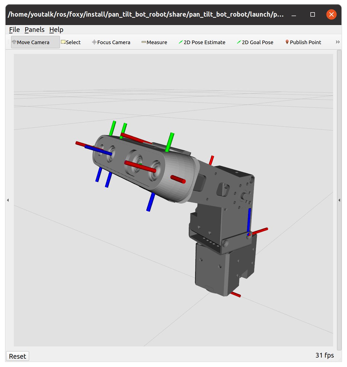 youtalk's tweet image. #ROSDevDay21 講演向けの最小限ロボット pantilt_bot_description github.com/youtalk/dynami…