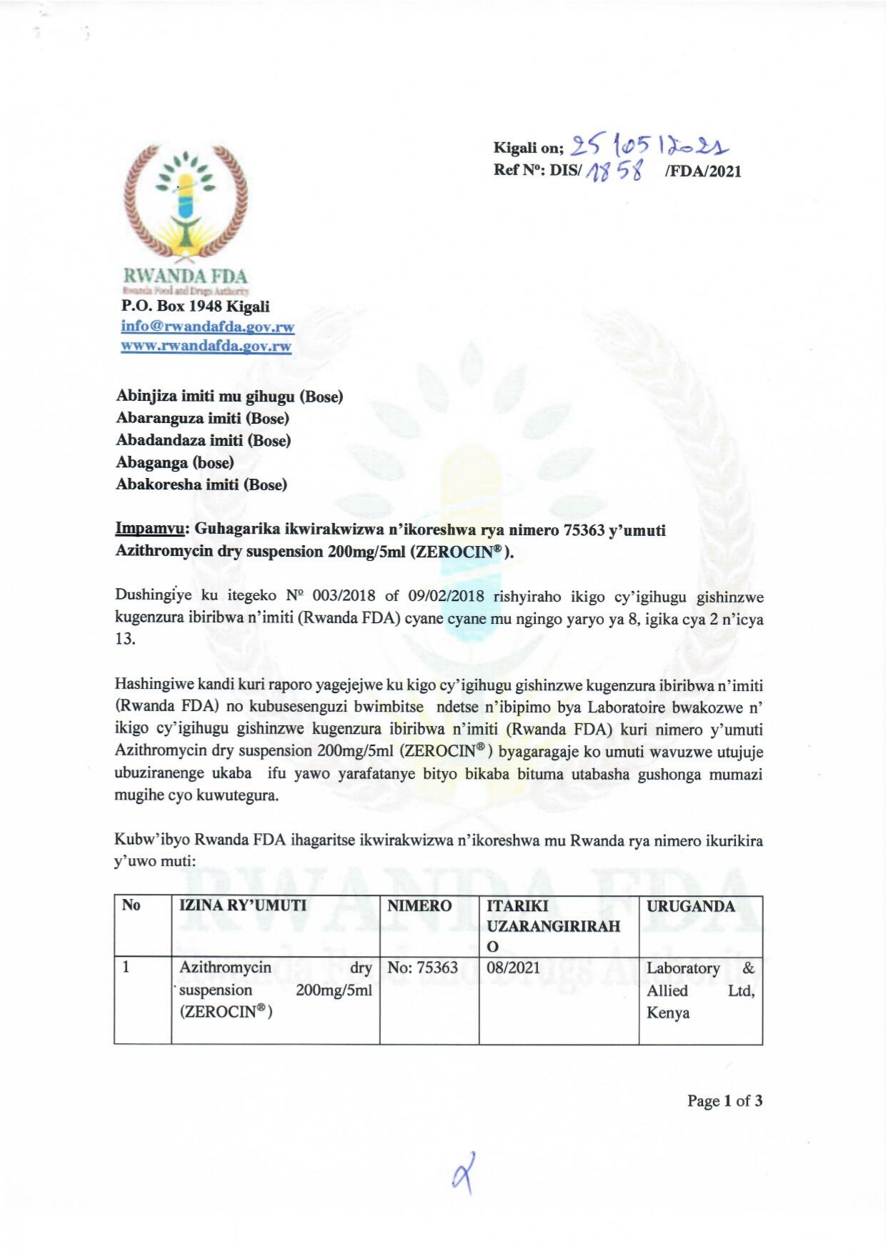 zerocin azithromycin 500mg