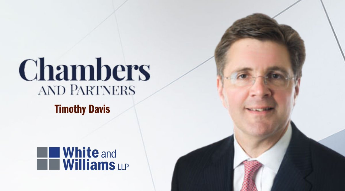 Partner Tim Davis was recognized by @ChambersGuides as a 2021 leading lawyer in #realestate #finance in #Pennsylvania, with one source describing him as 'terrific and well regarded for #MezzanineLending work.' #ChambersUSA Congratulations Tim! 👏 ow.ly/dMU430rIRDZ