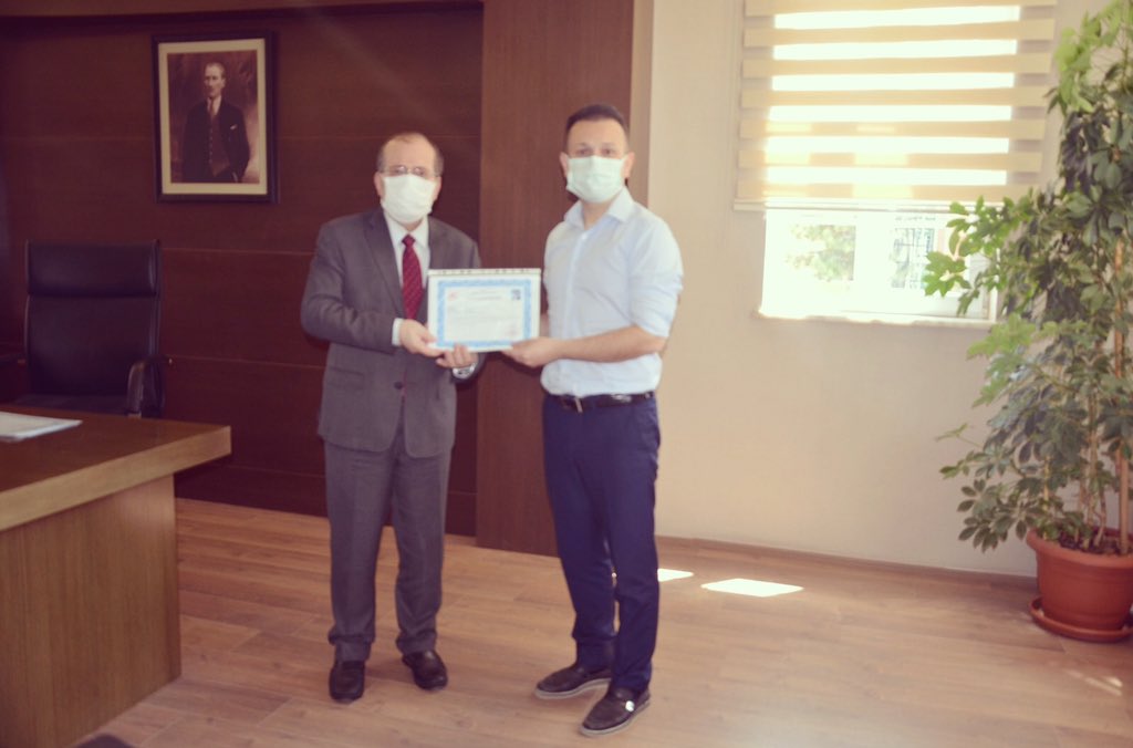 Sayın Kaymakamımızdan Üstün Başarı Belgesi