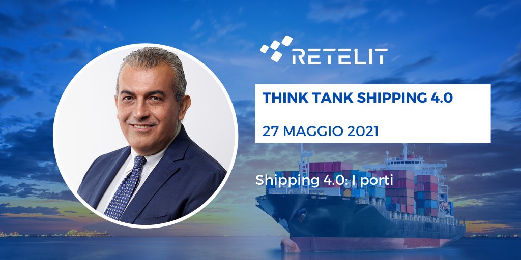 Retelit's tweet photo. Oggi Giuseppe Sini, Head of International Business Unit, parteciperà al Think Tank sul tema "Shipping 4.0: I porti" nel quale gli esperti del settore porteranno sul tavolo progetti 4.0, sviluppati o da sviluppare, in ottica di accelerazione. https://t.co/Uiwa4KNbc5