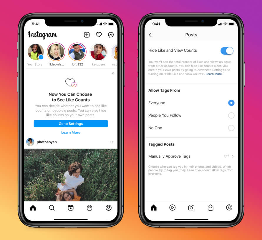 Jetzt ist es endgültig offiziell: Wer möchte, wird alle öffentlichen Likes und Views auf Instagram UND Facebook verbergen können. 

Zusätzlich besteht die Möglichkeit öffentliche Likes nur bei eigenen Posts auszublenden.

futurebiz.de/artikel/oeffen…