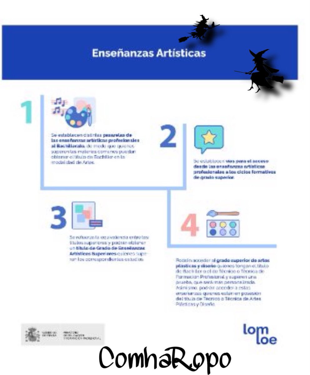 comha_r's tweet photo. Llega el turno para las Enseñanzas Artísticas.
¿Quieres saber qué cosas cambian?
Léenos…@ComhaR. #lomloe 

https://t.co/VLrXjymQPU https://t.co/zPgxSfFTFb