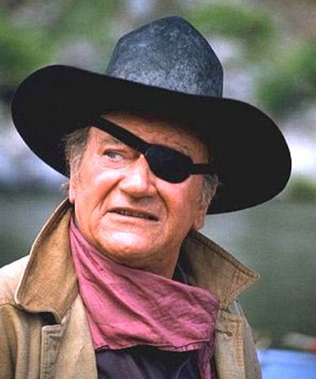 ClassicMovieHub's tweet photo. Born Today, May 26, in 1907, John Wayne - 
"Young fella, if you're looking for trouble, I'll accommodate you." - as Rooster Cogburn in True Grit
over 175 roles incl Stagecoach, She Wore a Yellow Ribbon, The Quiet Man, The Searchers, McLintock, True Grit...
https://t.co/xKKCnklflv https://t.co/KWWsGkuQNJ