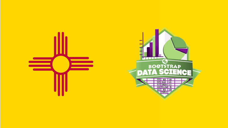 Bootstrapworld's tweet photo. New Mexico - Here we come! Next week's #DataScience training is for history, science, SS, math, statistics, business & CS teachers (7th-12th gr). Wish you could join us? Educators from other locations are welcome! Register at https://t.co/RPutFyGkCB #cs4nm @csforall #IntegratedCS https://t.co/mgvf8E5Vnz