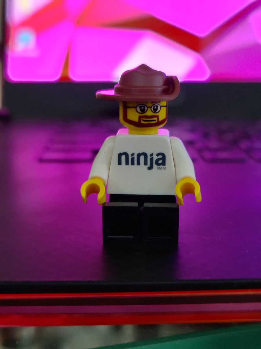 itsmalware's tweet photo. @NinjaRMM cowboy is ready for the day! I should have gotten him a buddy. 😆 https://t.co/J8PSM36w1D
