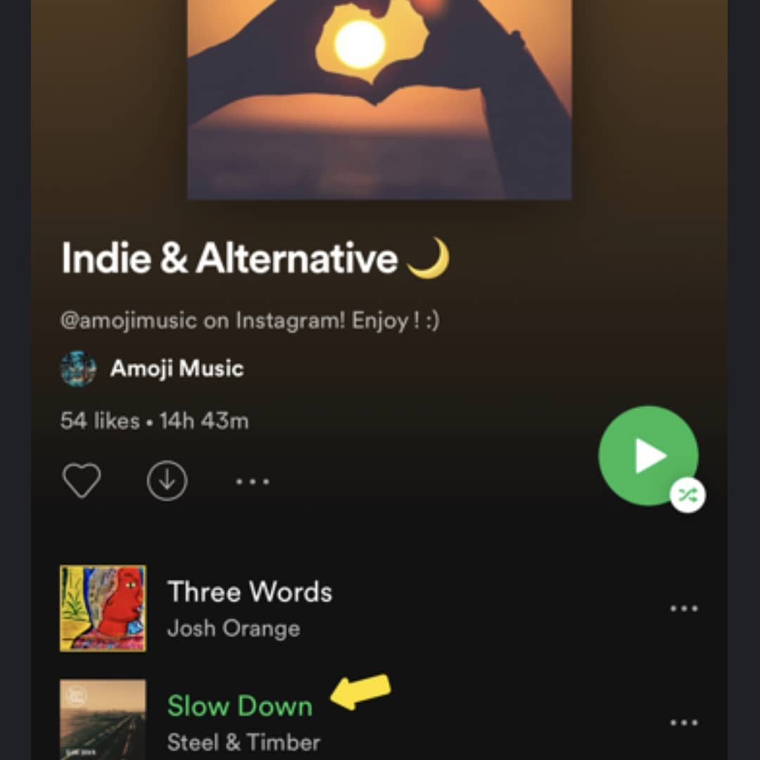 Our latest single Slow Down has been added to a few great playlists! #slowdown #steeltimberyyc #steelandtimberband