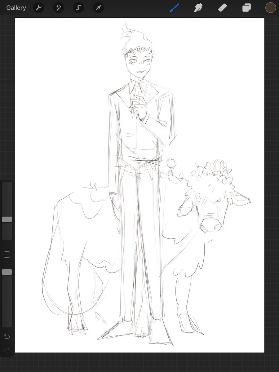 Canonically takes my cow to prom 