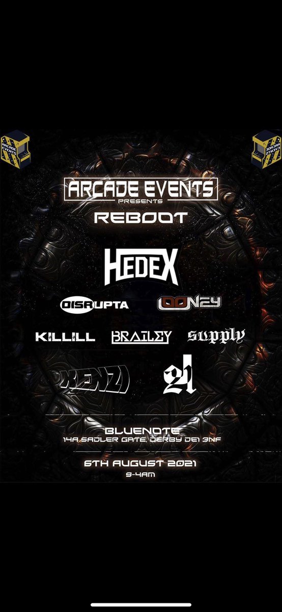 ArcadeEvents's tweet photo. 2ND RELEASE SOLD OUT‼️ Final release on sale now🚨🚨 Grab your limited last release tickets now to see the biggest rave Derby’s seen 🤩 https://t.co/HiSk6NEINe https://t.co/fbr69CaT2G