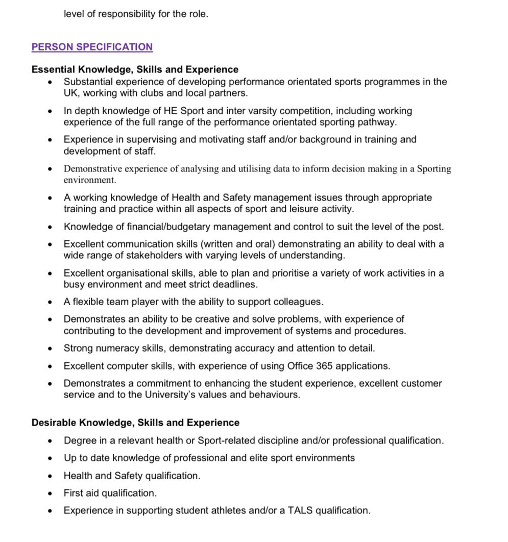 JonKantor85's tweet image. 1️⃣ week remaining to apply for our Sport Coordinator role at @UoMSport 

The role will be an integral part of our team in implementing our new Sport Strategy and supporting student-athletes to excel in their sport and their studies.

Apply here: jobs.manchester.ac.uk/displayjob.asp…