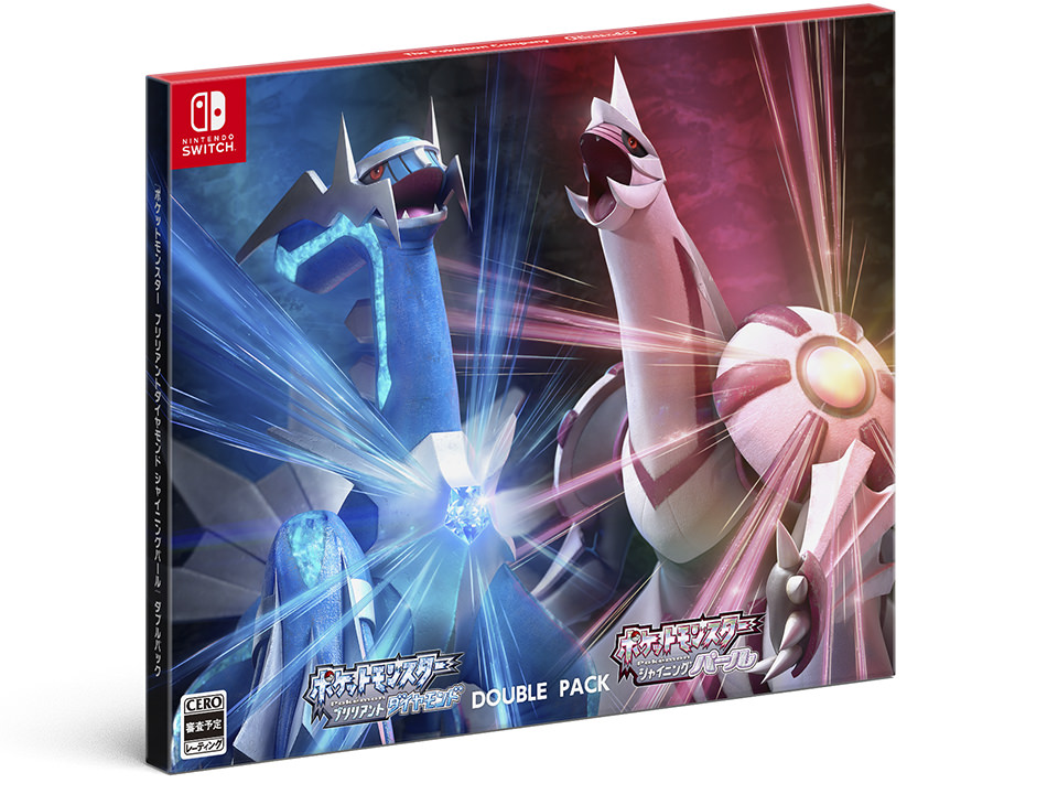 ファミ通 Com ポケットモンスター ブリリアントダイヤモンド シャイニングパール はバージョン違いのソフト2本がセットになったダブルパックも同時発売 価格は円 税込 で 通常パッケージと同じく21年8月下旬より予約開始とのこと ポケモン